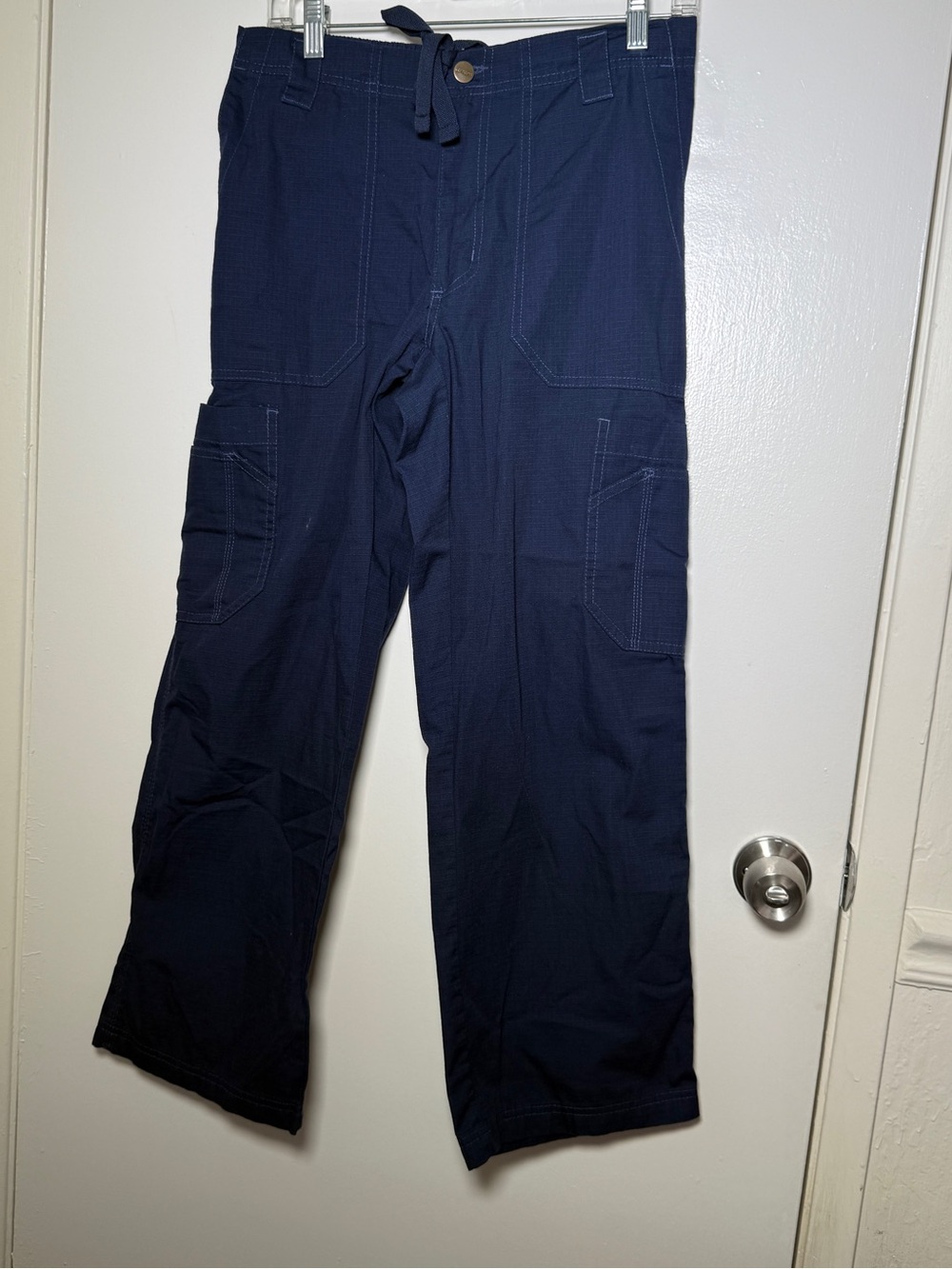 Carhartt Navy Blue Cargo Work Pants Womens XS Short